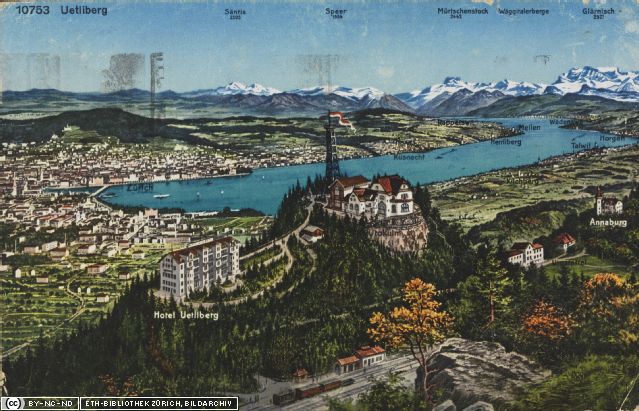 Postkarte Uto-Kulm 1929