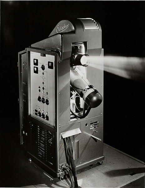 The five-foot-high Eidophor projector [...]