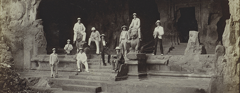 Die Pose der Besetzer – Ein Besuch auf Elephanta im Jahr 1895