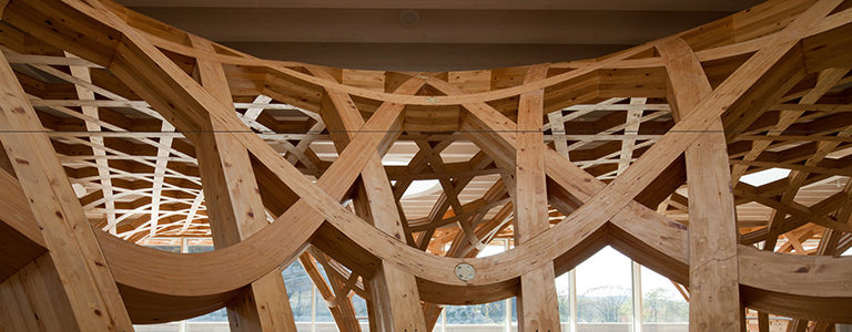 Stricken, flechten, knoten, falten – Architekturen in Holz