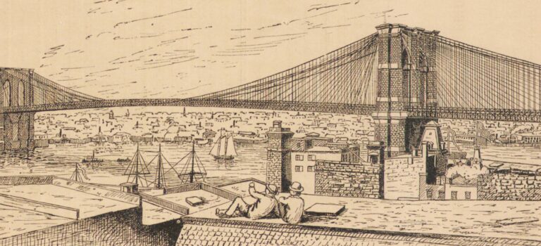Frankenstein im East River – Der Bau der Brooklyn Bridge in der Darstellung von Samuel W. Green (1883)