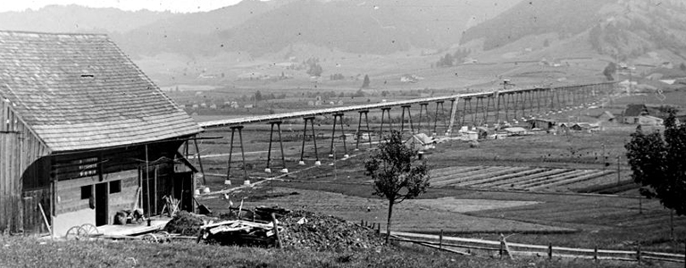 Etzelwerk Viadukt Willerzell talabwärts gesehen