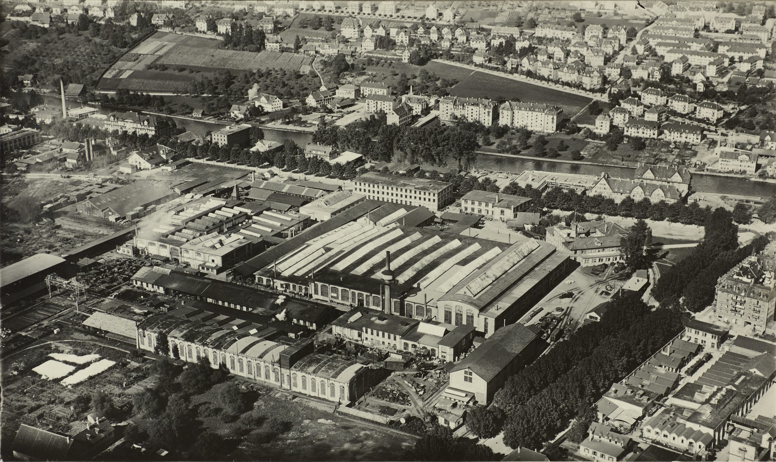 Generalansicht der Maschinenfabrik Escher Wyss & Cie, Zürich